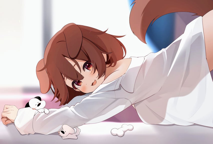 inugami korone, hoso-inu, and futo-inu (hololive) drawn by takumin_dx