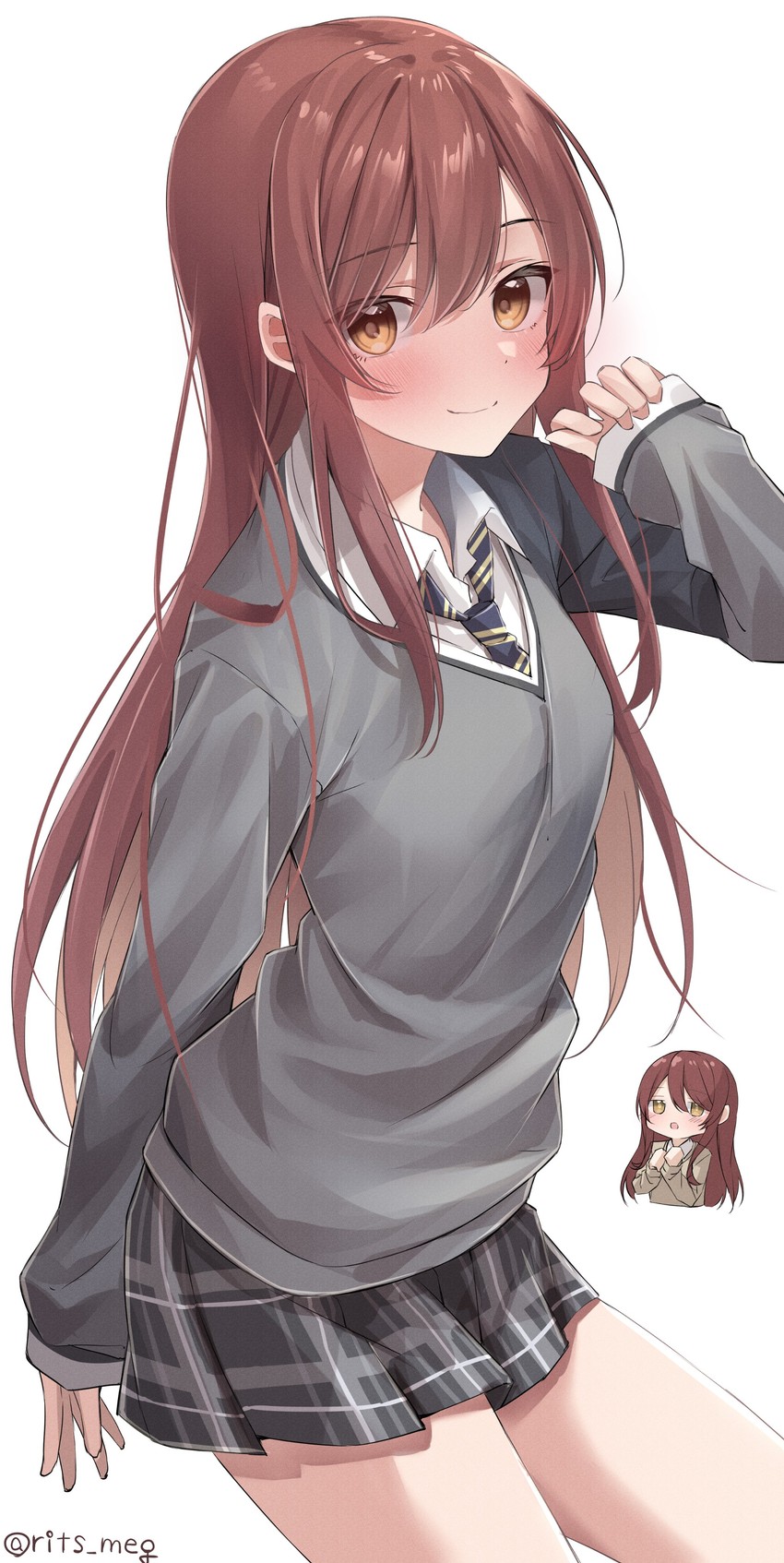 osaki amana and osaki tenka (idolmaster and 1 more) drawn by kawai_ritsu_(rits_meg)