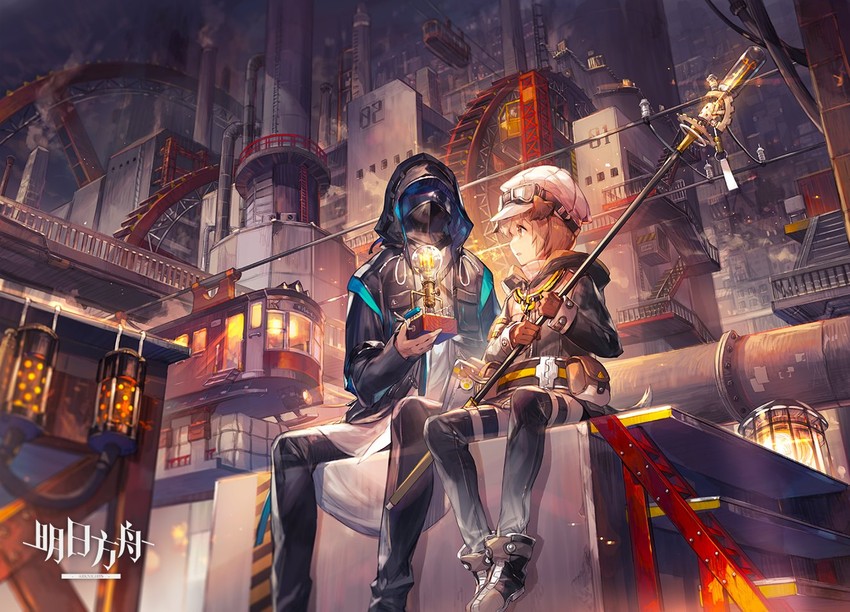 doctor and greyy (arknights) drawn by scorpion5050