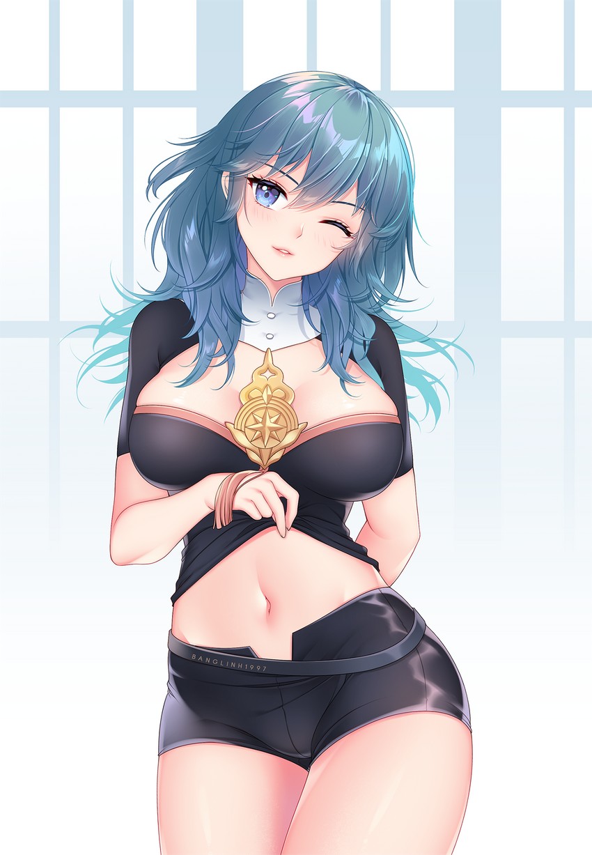 female byleth (fire emblem and 1 more) drawn by banglinh1997