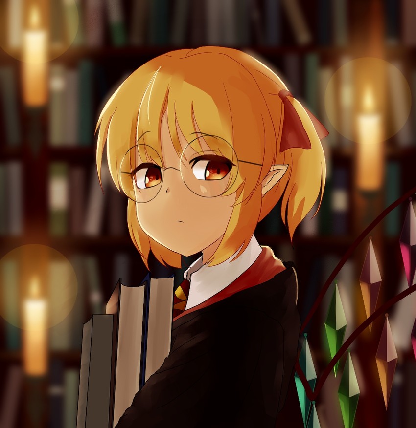 flandre scarlet (touhou and 2 more) drawn by aldaris
