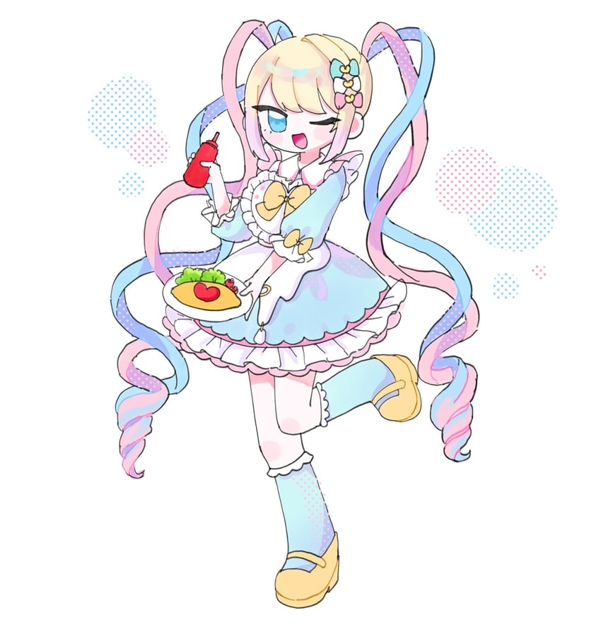 chouzetsusaikawa tenshi-chan (needy girl overdose and 1 more) drawn by coron_(uowou_s2l)