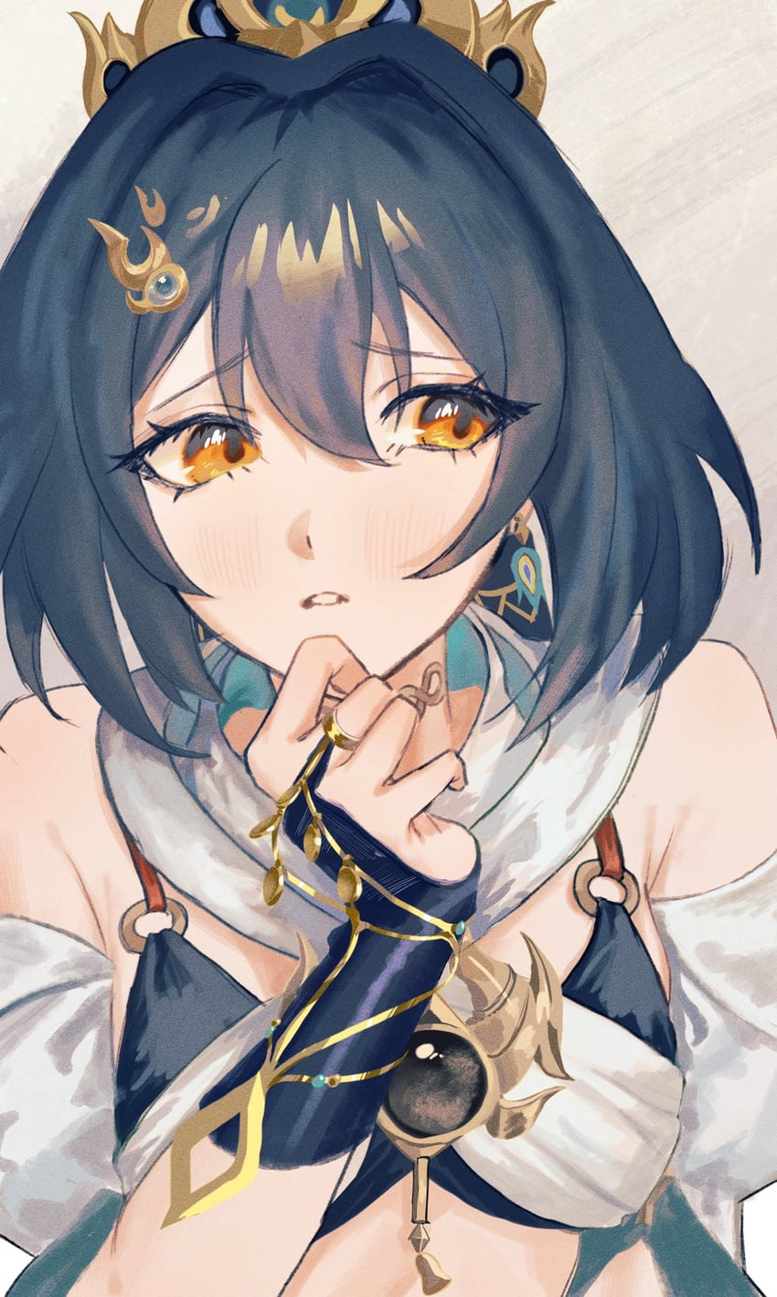 yunli (honkai and 1 more) drawn by asaaa_ichi