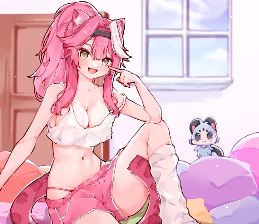 raora panthera and chattino (hololive and 1 more) drawn by ma_draws