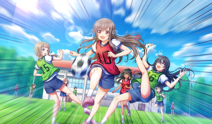 shinonome ryo, shiina yukari, akino komugi, and naoe tayu (cinderella series and 1 more)