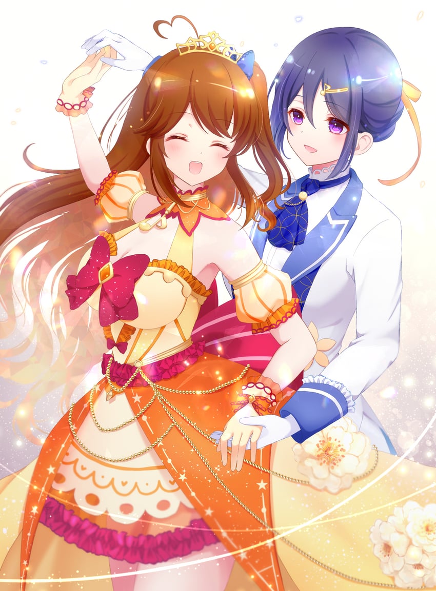 takasuga tsukushi and watanabe akane (assault lily) drawn by mizuha_(dreamchild_0504)