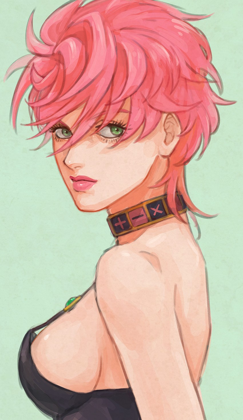 trish una (jojo no kimyou na bouken and 1 more) drawn by jinnseigame