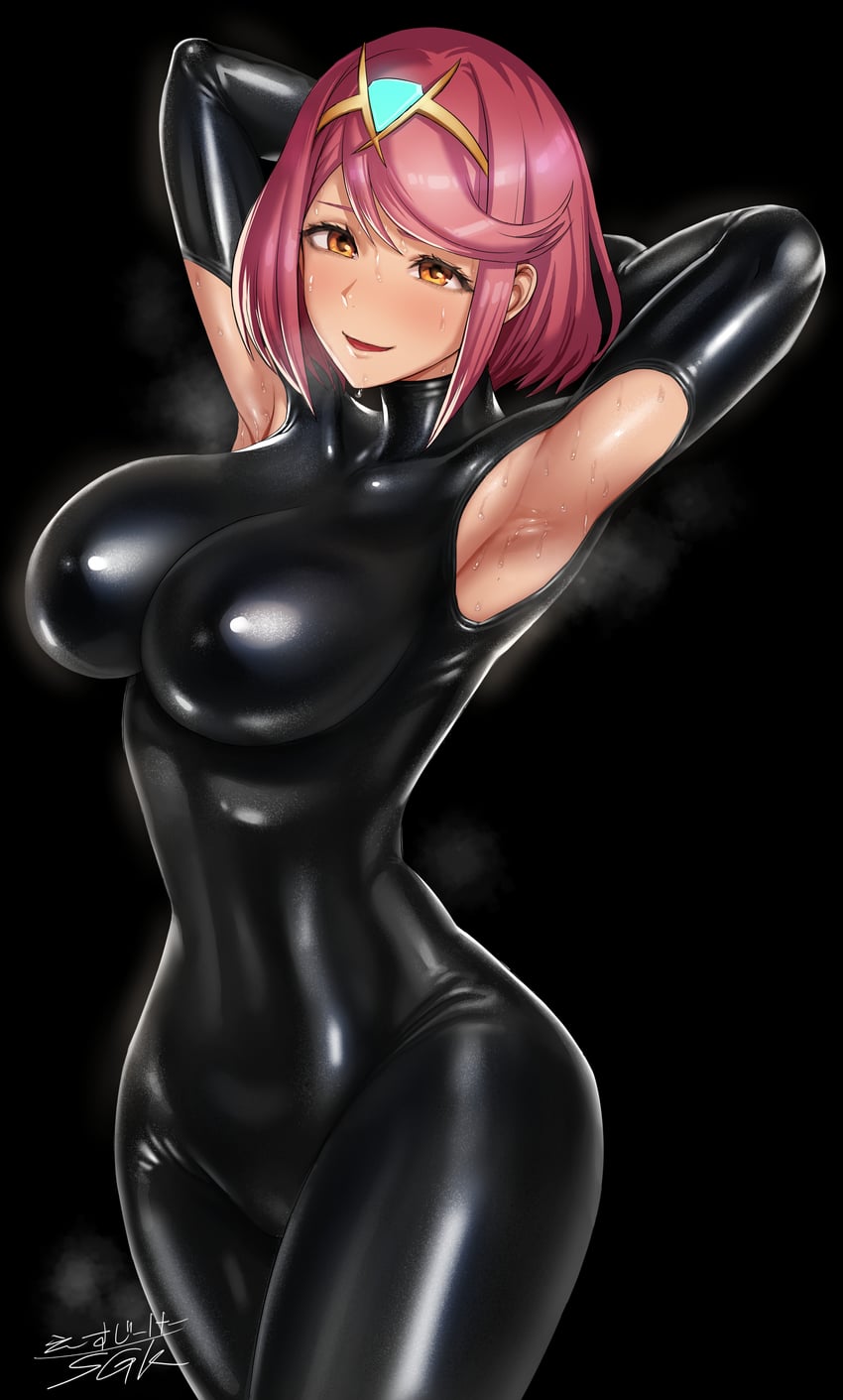 pyra (xenoblade chronicles and 1 more) drawn by sgk