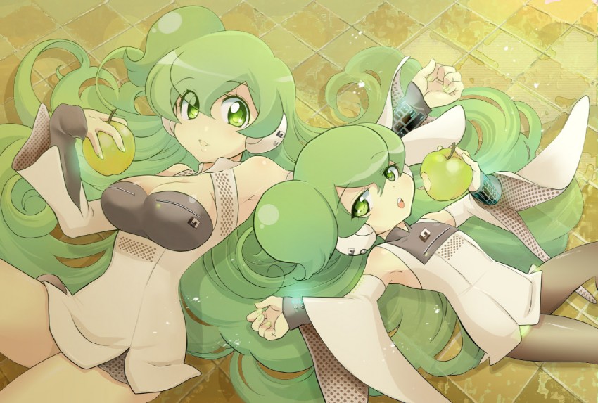 macne nana and macne nana petit (apple inc. and 2 more) drawn by konakonagona