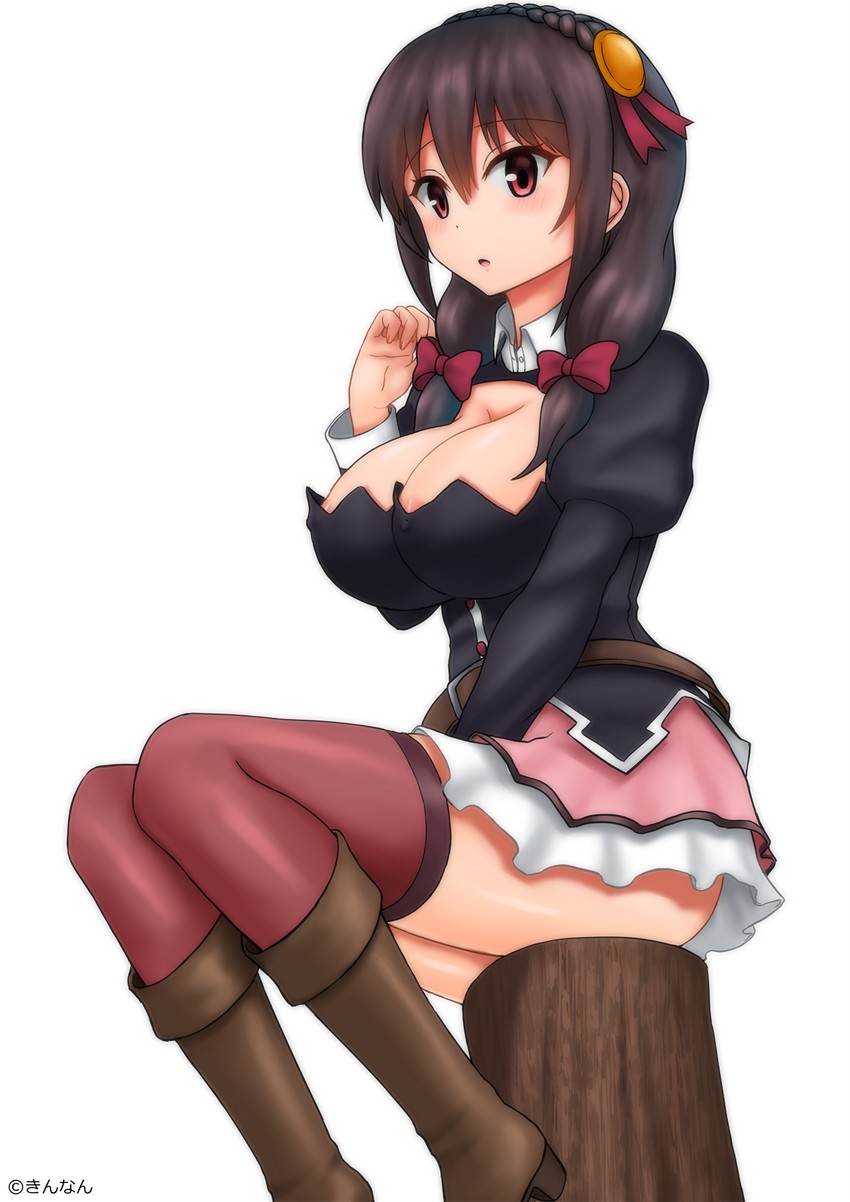 yunyun (kono subarashii sekai ni shukufuku wo!) drawn by kinnan