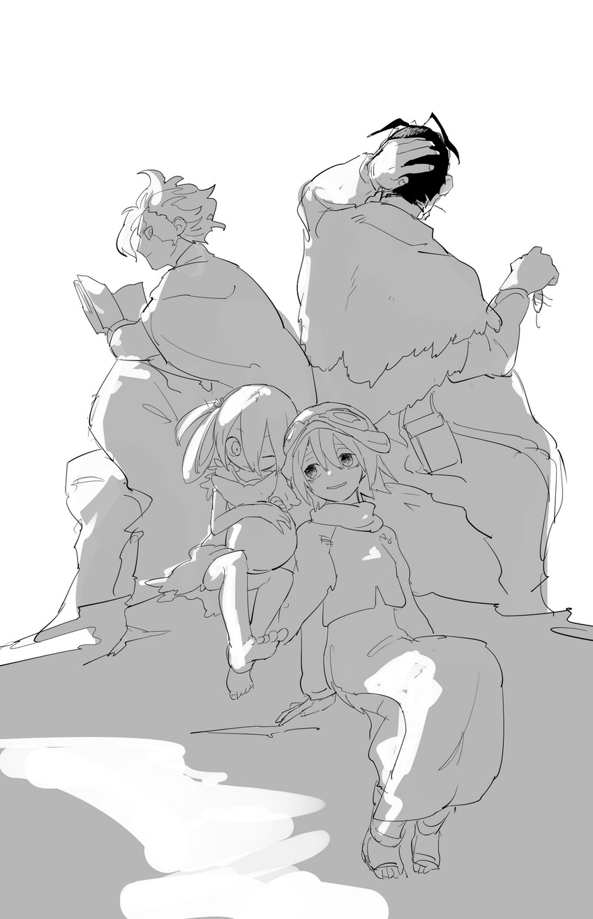 vueko, belafu, irumyuui, and wazukyan (made in abyss) drawn by apios