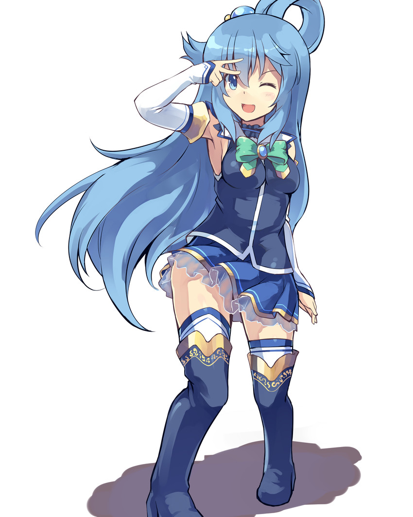 aqua (kono subarashii sekai ni shukufuku wo!) drawn by normaland