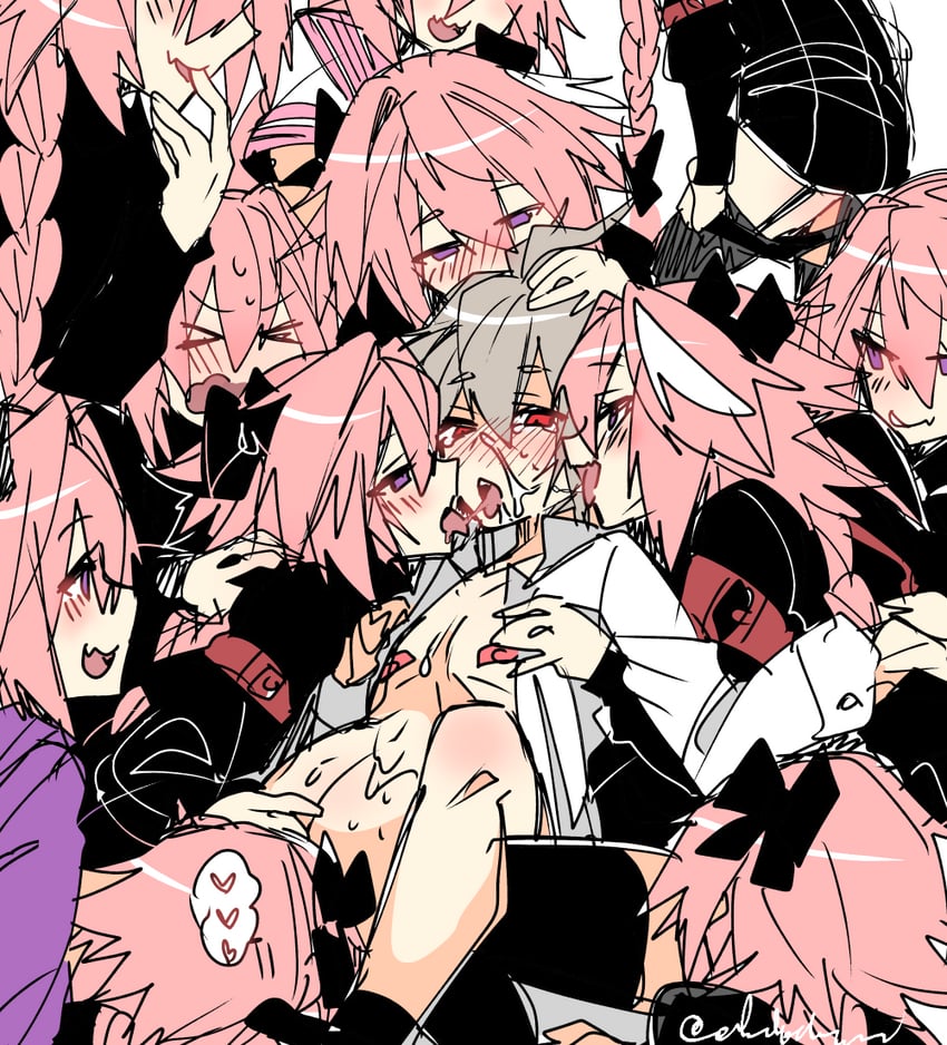 astolfo and sieg (fate and 2 more) drawn by haoro