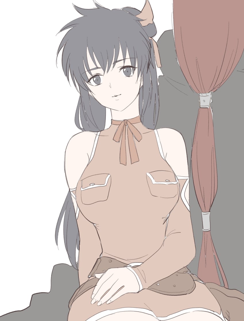 lisa pacifist and kuroki kaze (final fantasy and 1 more) drawn by mochiccco