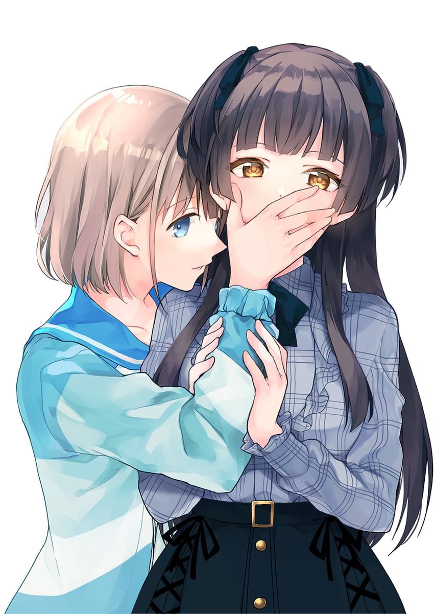 mayuzumi fuyuko and serizawa asahi (idolmaster and 1 more) drawn by peke_(xoxo_melon)