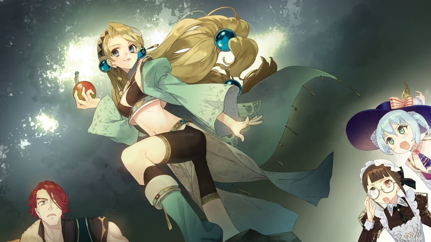 marlone, nelke von lestamm, misty elerute, and knoss (atelier and 1 more) drawn by noco_(adamas)
