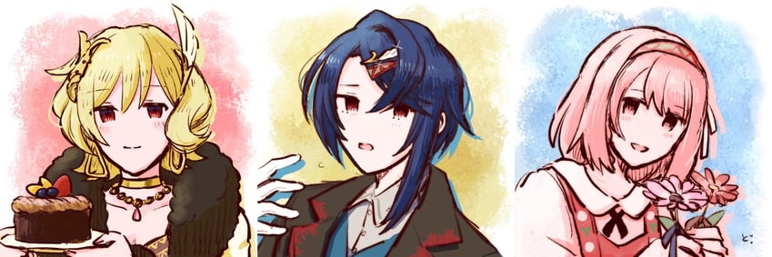 lapis, citrinne, and alcryst (fire emblem and 1 more) drawn by dolly_deer
