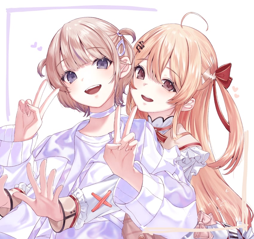 otonose kanade and todoroki hajime (hololive and 1 more) drawn by kanae_(inorin05kanae)