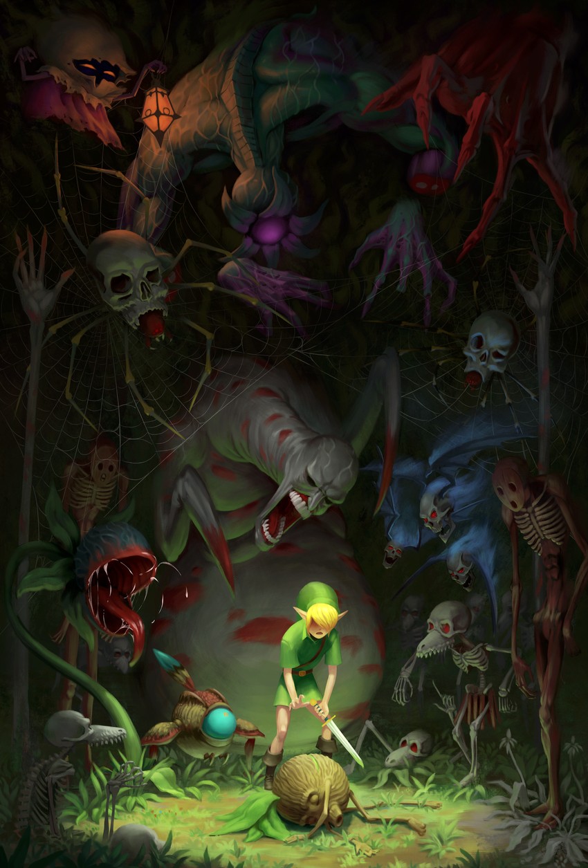 Link Young Link Redead Deku Scrub Poe And 8 More The Legend Of Zelda And 1 More Drawn By Mandilor Danbooru