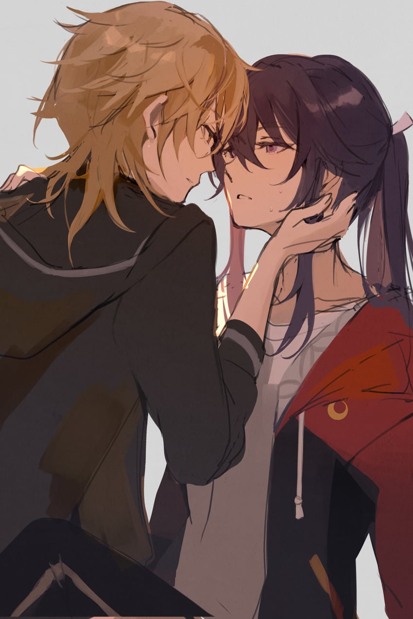 kanzaki souma and hakaze kaoru (ensemble stars!) drawn by kaoso