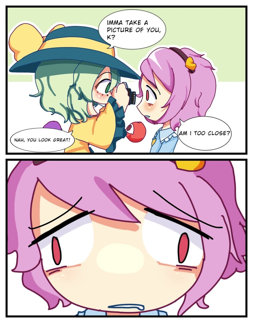 komeiji koishi and komeiji satori (touhou) drawn by permanaarl