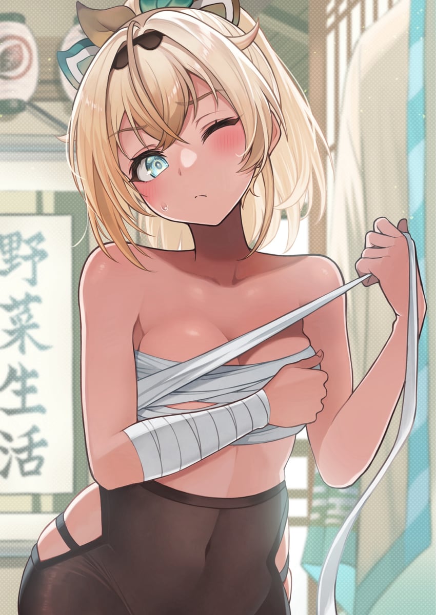 kazama iroha (hololive) drawn by @-you_(you_2023_8_16)