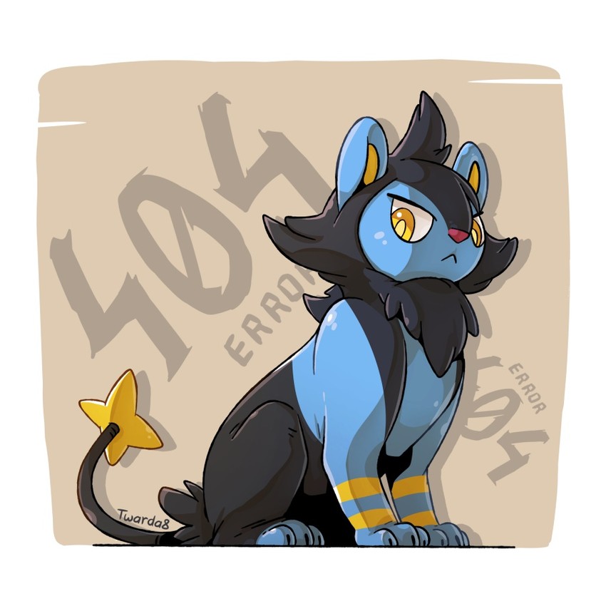 luxio (pokemon) drawn by twarda8