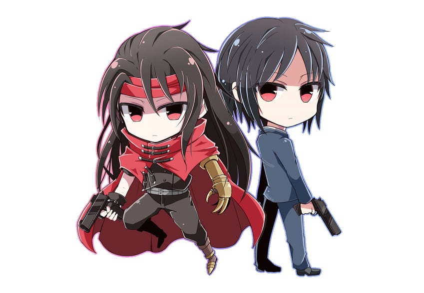 vincent valentine (final fantasy and 1 more) drawn by nanao_(zonzonsh)