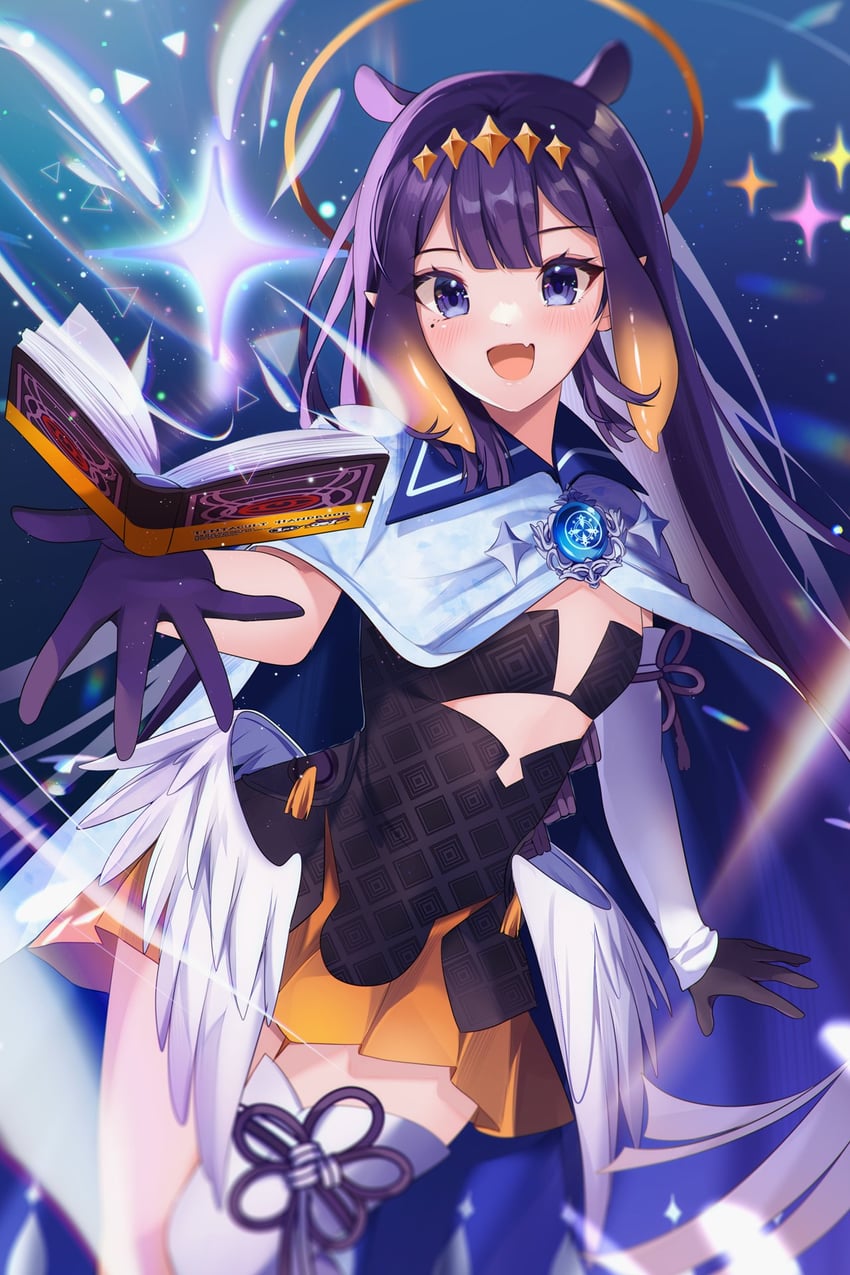 ninomae ina'nis and ao-chan (hololive and 2 more) drawn by k-rumi