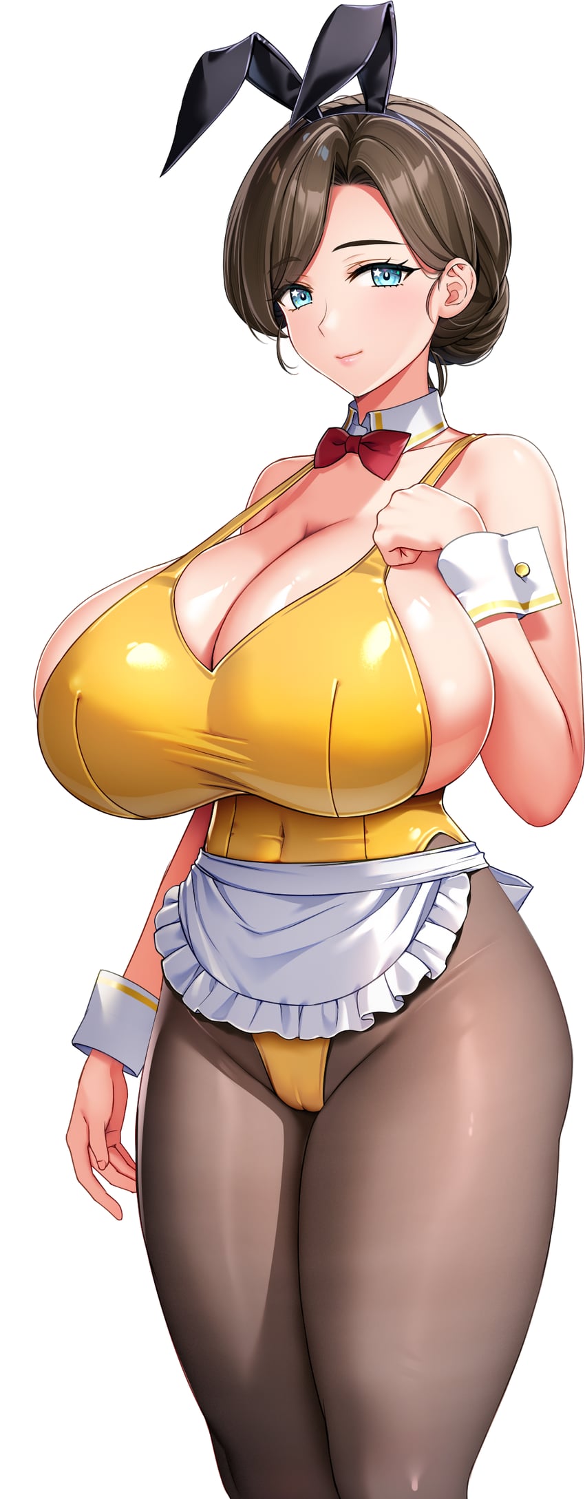 mariel nyun8181 (motto! haramase! honoo no oppai isekai oppai bunny gakuen!) drawn by derauea