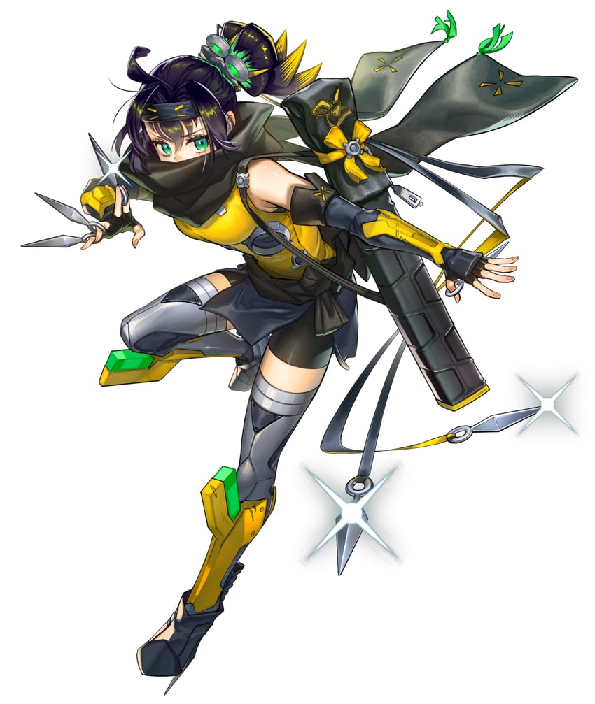 s-force rappa chiyomaru and s:p little knight (yu-gi-oh! and 1 more) drawn by anonymous_(yu-gi-oh!)