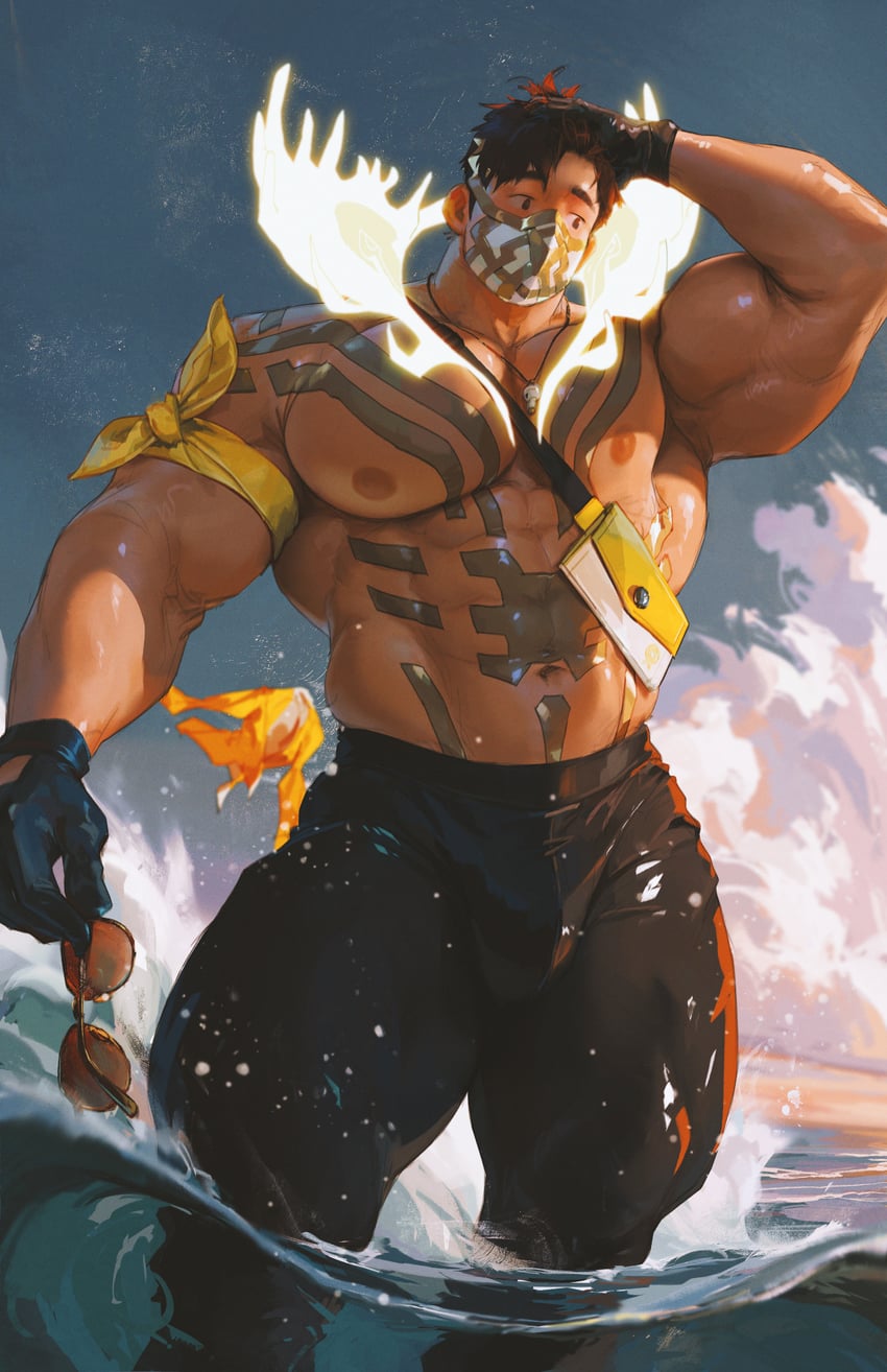 eikthyrnir (fire emblem and 1 more) drawn by hoonzino