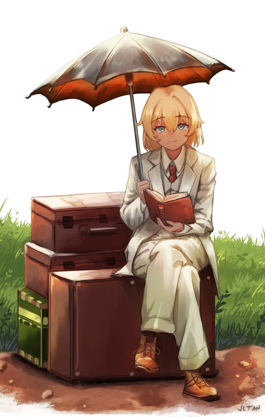 watson amelia (hololive and 1 more) drawn by jl_tan
