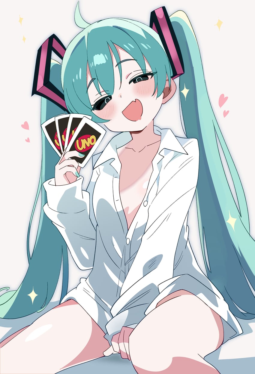 hatsune miku (vocaloid and 1 more) drawn by hutaba_haru