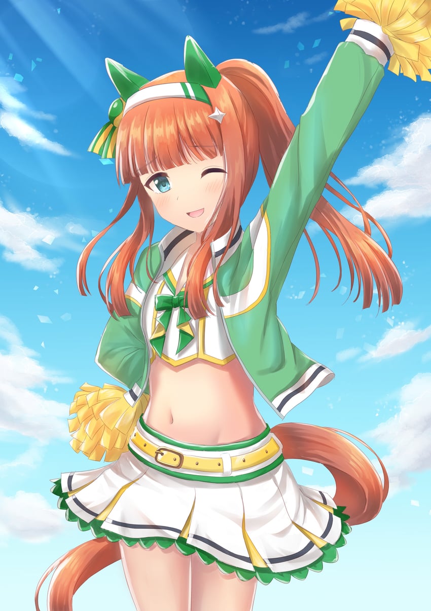 silence suzuka and nice nature (umamusume) drawn by sakurakkuma