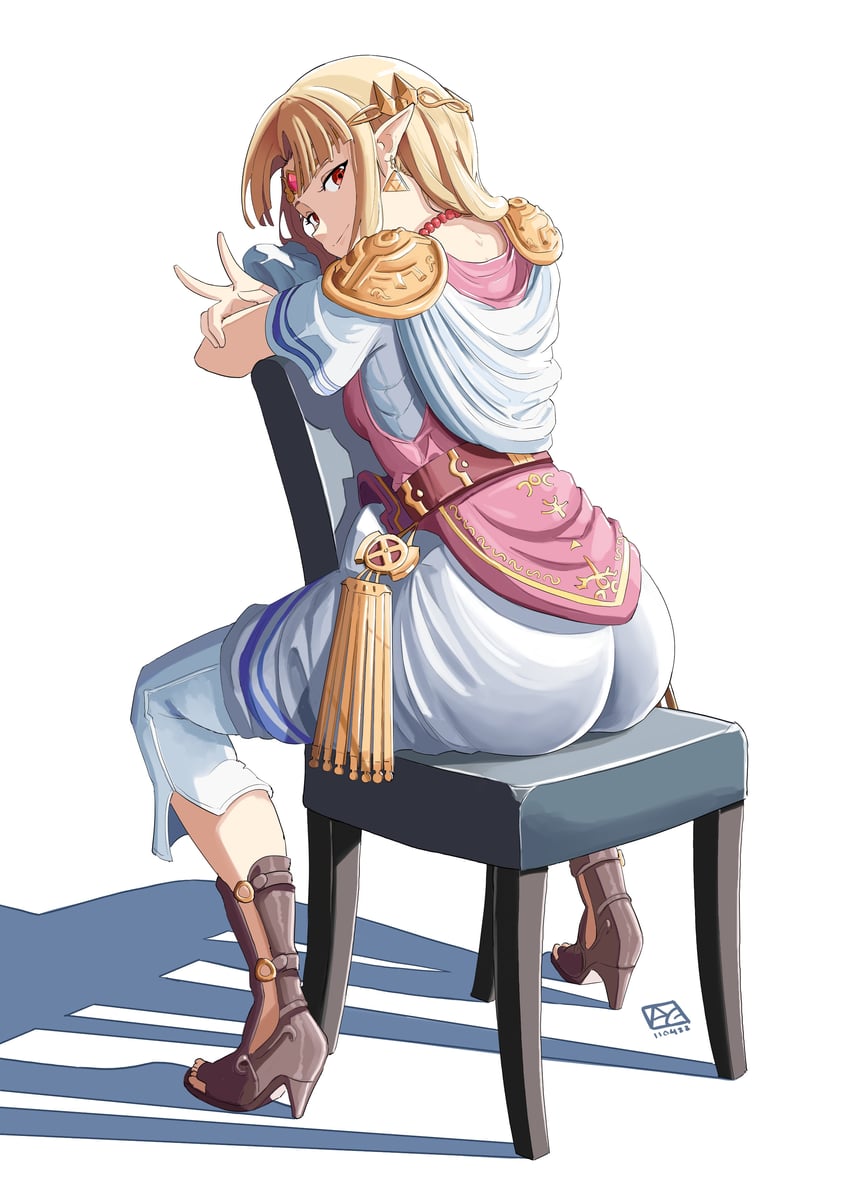 princess zelda (the legend of zelda and 2 more) drawn by automatic_giraffe