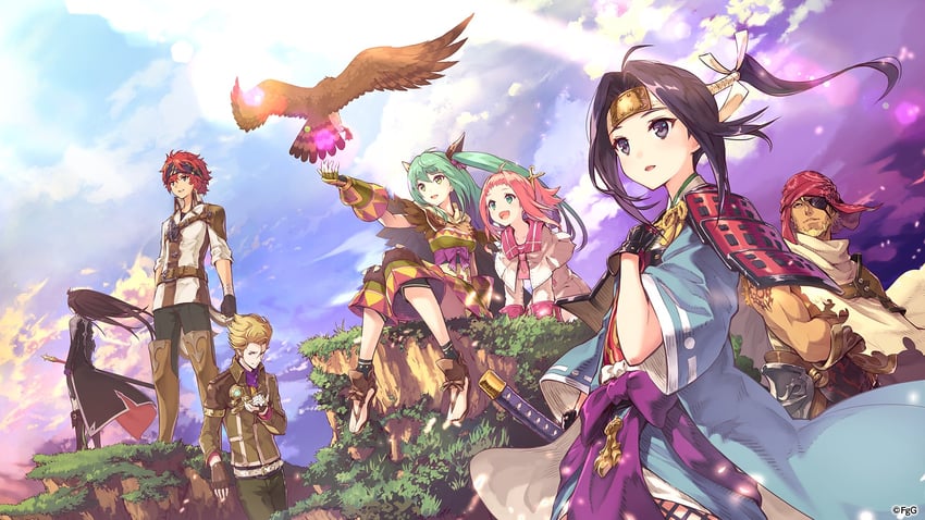 lisbeth finn lustburg, dias, logi crowley, amane, edgar, and 2 more (ta ga tame no alchemist) drawn by rinzo