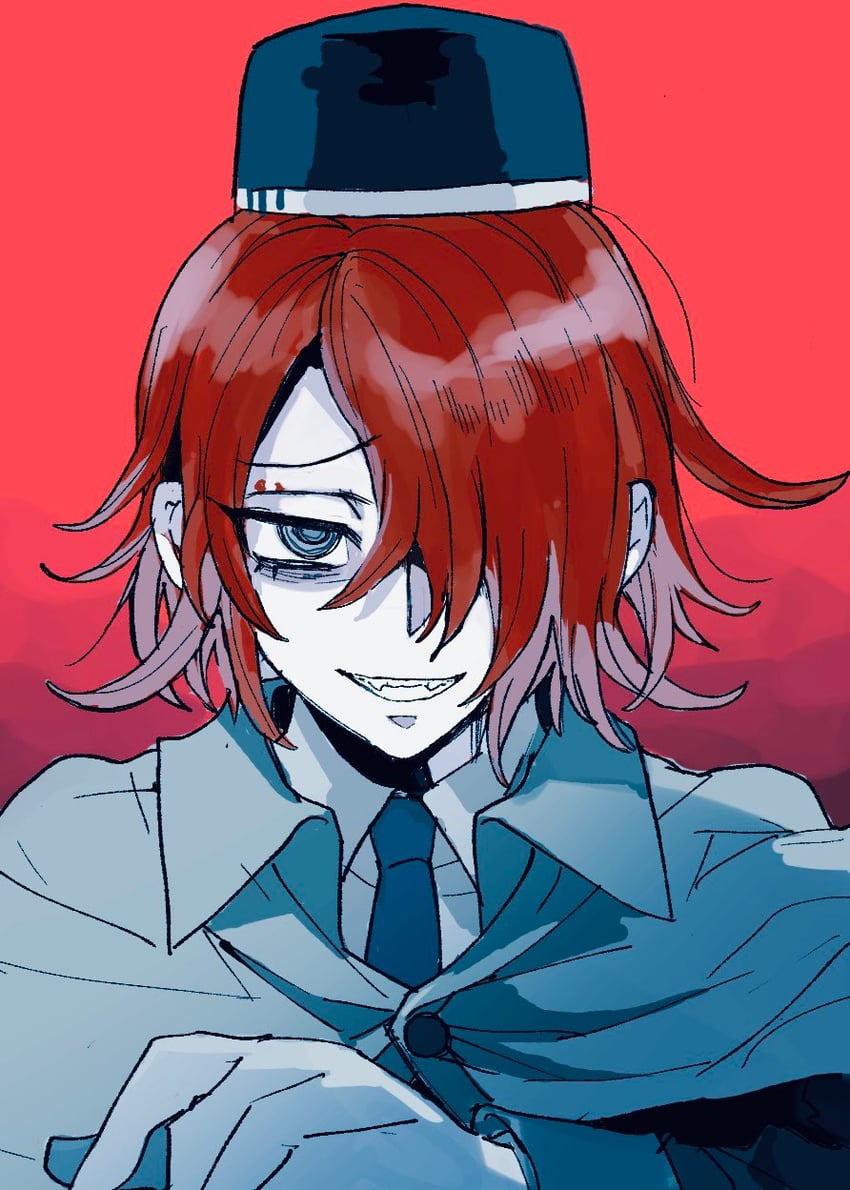yomi hellsmile (master detective archives: rain code) drawn by kumakoro_(tetsupag)