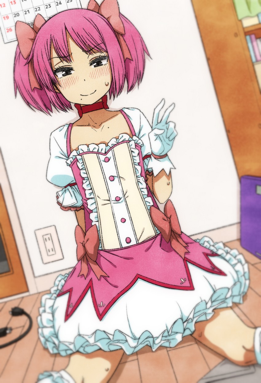 kaname madoka (mahou shoujo madoka magica) drawn by shinagawa_mikuzu