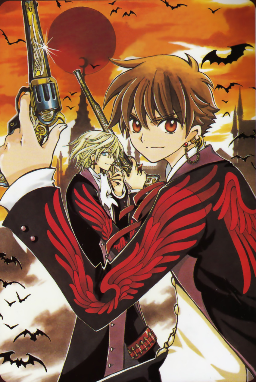 xiaolang and fai d. flowright (tsubasa chronicle) drawn by clamp_(circle)