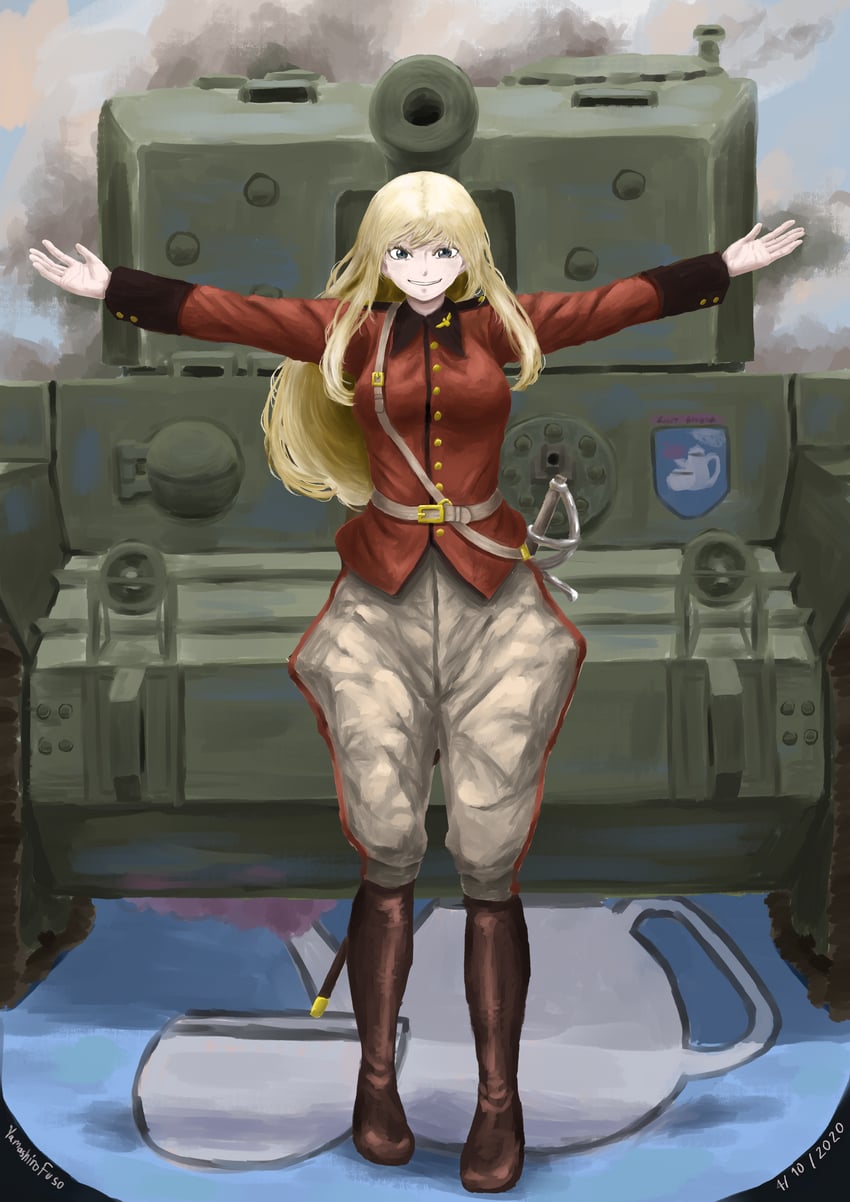 earl grey (girls und panzer and 1 more) drawn by user_wtan7232
