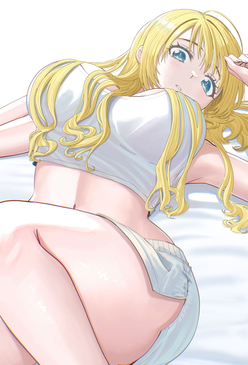 hachimiya meguru (idolmaster and 1 more) drawn by take978733141