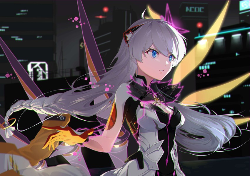 kiana kaslana (honkai and 1 more) drawn by linxi