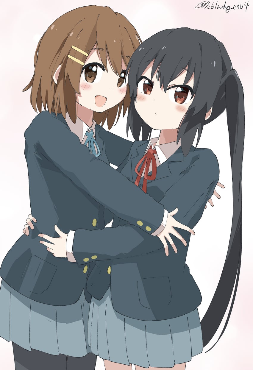nakano azusa and hirasawa yui (k-on!) drawn by cynical_(llcbluckg_c004)