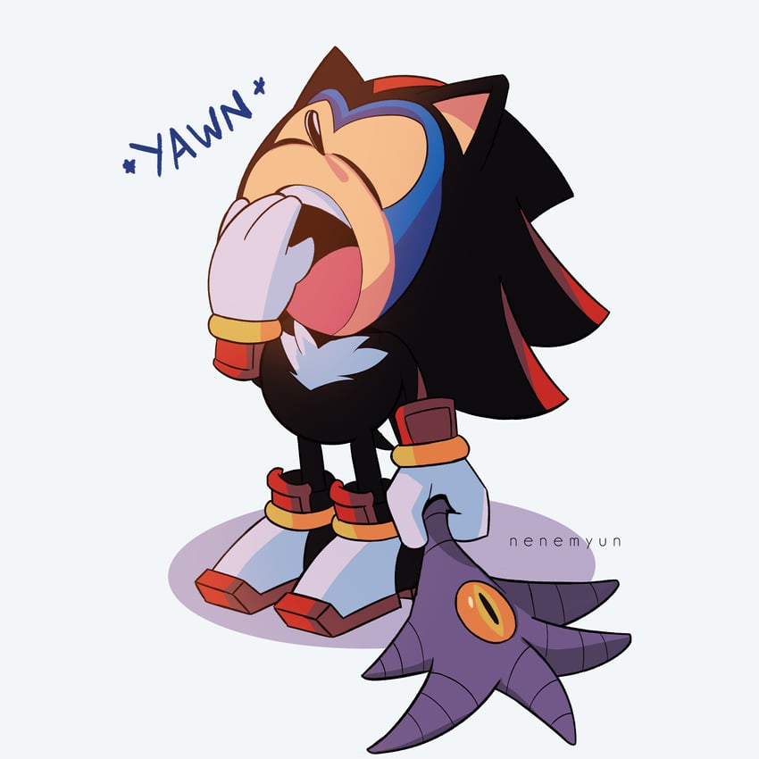 sonic the hedgehog, shadow the hedgehog, classic sonic, and doom's eye (sonic and 3 more) drawn by nenemyun