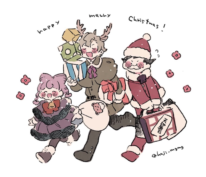 ryunosuke naruhodo, herlock sholmes, and iris wilson (ace attorney and 1 more) drawn by hazime