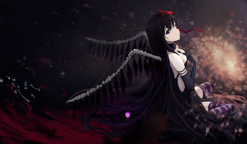 akemi homura and akuma homura (mahou shoujo madoka magica and 1 more) drawn by eps3rd