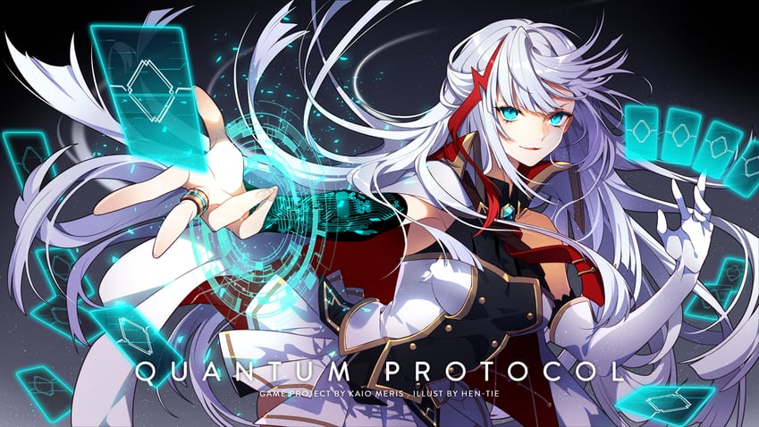 quantum protocol drawn by hen-tie