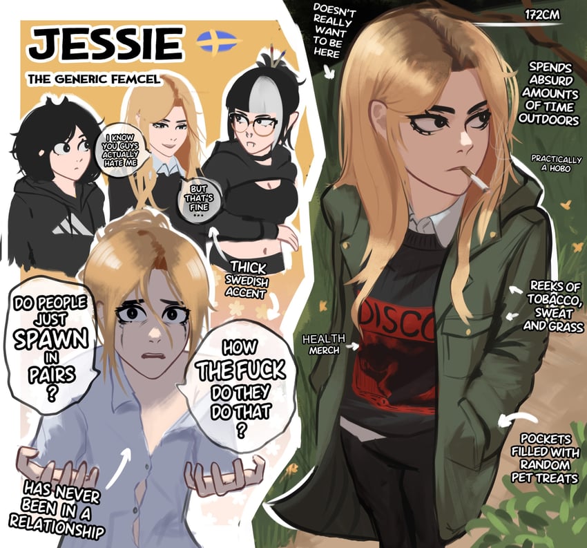 yuna, jessie, and mika (original and 2 more) drawn by veyonis
