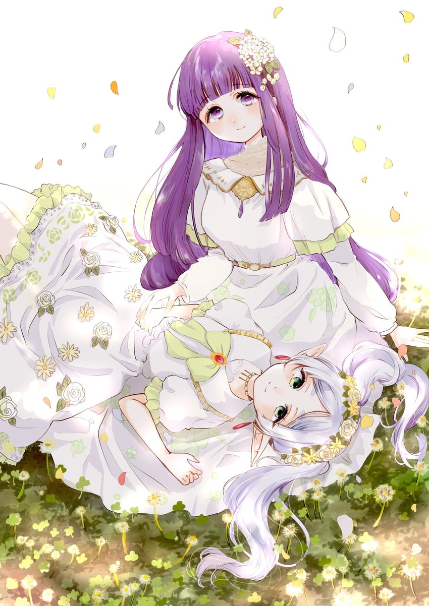 frieren and fern (sousou no frieren) drawn by kotori_hana